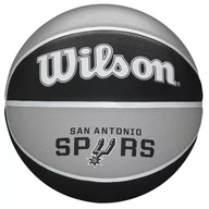 Koszykówka - Piłka do koszykówki Wilson NBA Team San Antonio Spurs Ball rozmiar 7 - miniaturka - grafika 1