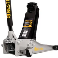 Podnośniki - BESTEN BE-2544 Podnośnik samochodowy lewarek niskoprofilowy hydrauliczny 3T 85–520 mm, Quick-Lift - miniaturka - grafika 1
