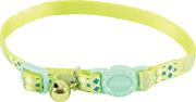 Obroże dla kotów - Zolux Obroża nylon regulowana Ethnic kolor zielony - miniaturka - grafika 1