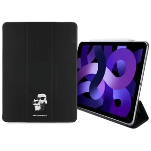 Etui na iPad Air 13 cali KARL LAGERFELD Saffiano Magnetic Karl&Choupette Czarny - Etui do czytników e-book - miniaturka - grafika 1