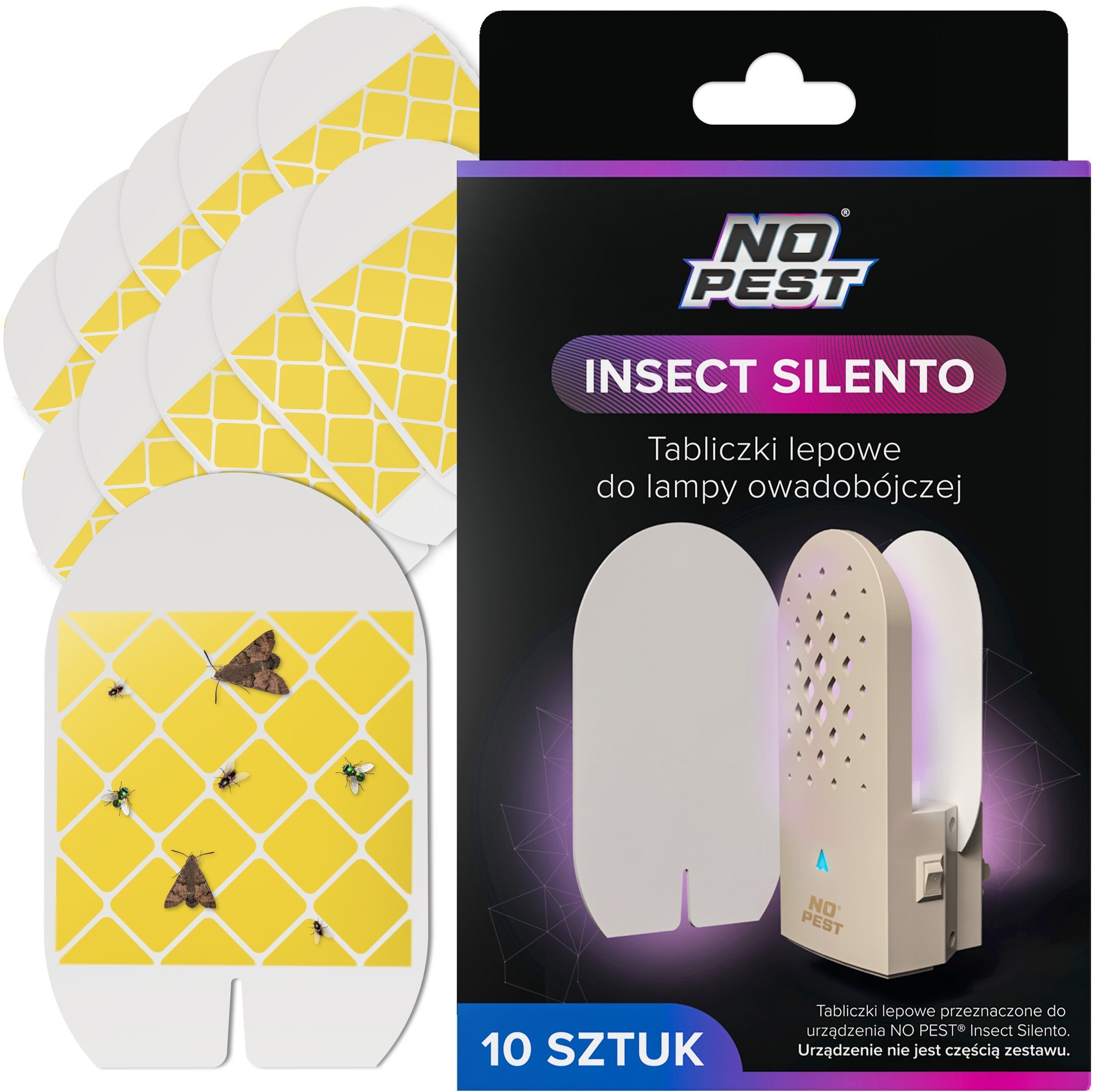 Tabliczki Lepowe Zestaw Lepów Wkłady Lepy do Lampy Owadobójczej