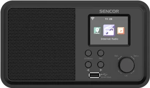 Sencor Radio Internetowe Moc 4W, WiFi,FM,DAB+,USB,Wys LCD - Radia - miniaturka - grafika 1