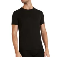 Koszulki męskie - Falke ClimaWool Daily T-Shirt — Black - miniaturka - grafika 1