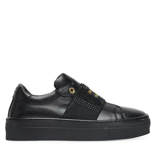 Sneakersy Elisabetta Franchi Low Cut Velcro F4A9-E0355-1251 S Czarny - Buty dla dziewczynek - miniaturka - grafika 1