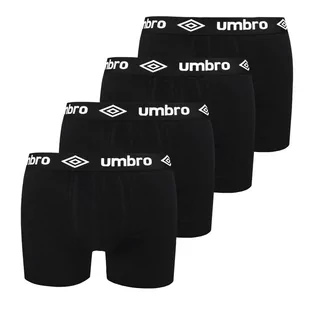 Umumbro Bokserki Męskie 4 Sztuki Bm560 Czarne Bawełniane Rozmiar L - Majtki męskie - miniaturka - grafika 1