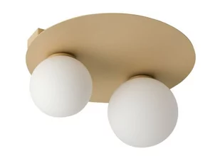 Sigma Nowoczesny plafon do biura i domu ARGON 2x G9 12W szer. 33cm złoty 33268 - Lampy sufitowe - miniaturka - grafika 1