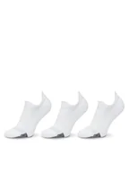 Skarpetki damskie - Under Armour Zestaw 3 par niskich skarpet unisex 1387052 Biały - miniaturka - grafika 1
