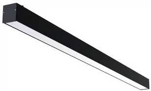 Liniowa lampa sufitowa do biura OFFICE PRO LED 120cm 4000K czarny - Lampy sufitowe - miniaturka - grafika 1