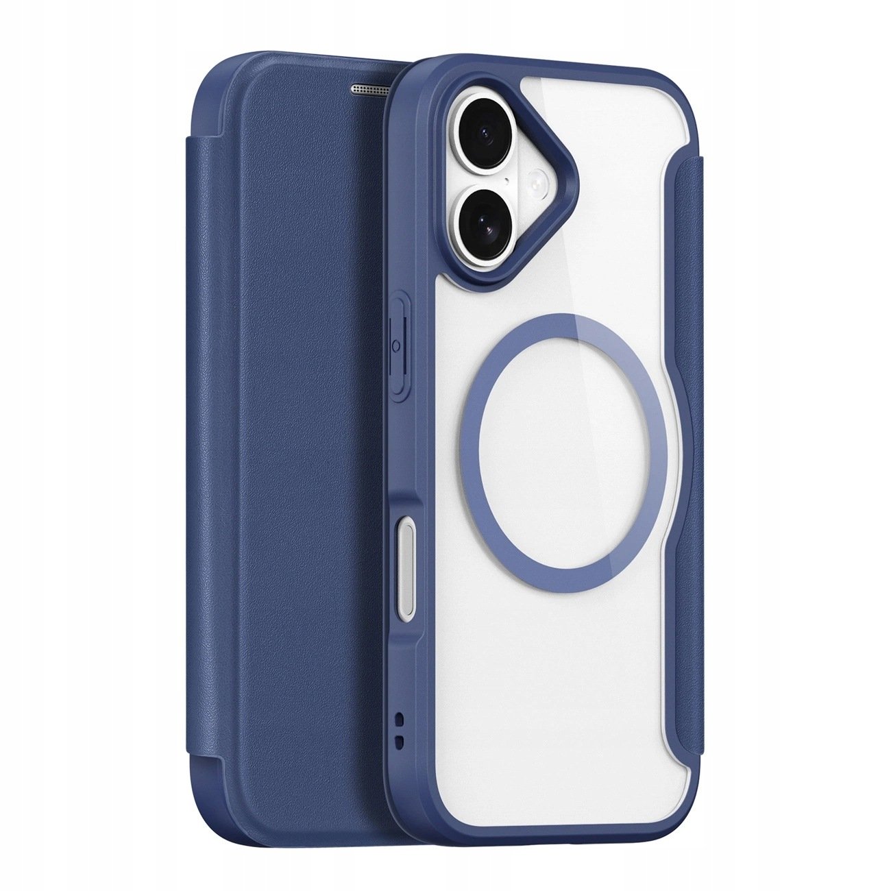 Etui Dux Ducis Skin X Pro iPhone 17 Air MagSafe z portfelem niebieskie