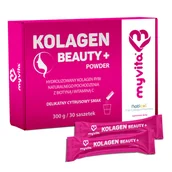 Włosy, skóra, paznokcie - MyVita Kolagen Beauty+, smak cytrusowy, 10 g x 30 saszetek - miniaturka - grafika 1