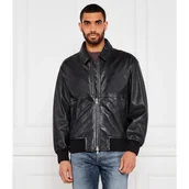 Kurtki męskie - BOSS ORANGE Skórzana kurtka Joberg | Relaxed fit - miniaturka - grafika 1