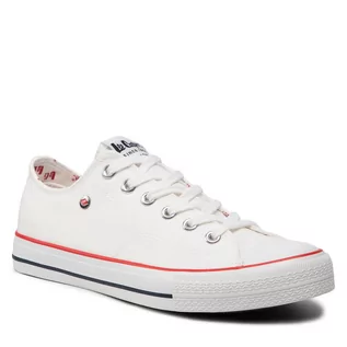 Trampki damskie - Lee Cooper Trampki LCW-22-31-0874M White - grafika 1