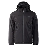 Bluzy sportowe męskie - Męski Softshell HI-TEC GEKO 208710-BLACK/BLACK - miniaturka - grafika 1