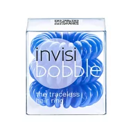 Ozdoby do włosów - Invisibobble Traceless Hair Ring Navy Blue gumki do włosów 3szt - miniaturka - grafika 1