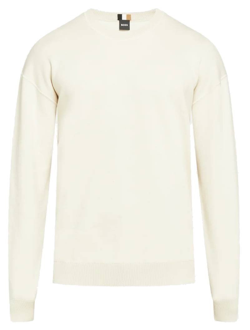 Sweter męski HUGO BOSS biały sweter bawełniany r. M