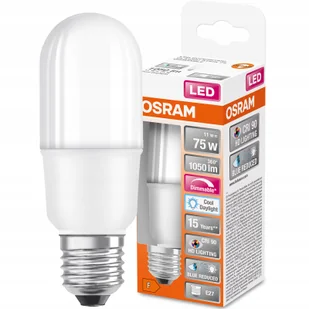 Osram żarówka Stick rurkowa 11W E27 1050lm 6500K do ściemniaczy DIM - Żarówki tradycyjne - miniaturka - grafika 1