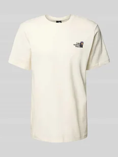 T-shirt z nadrukiem z logo - Koszulki męskie - miniaturka - grafika 1