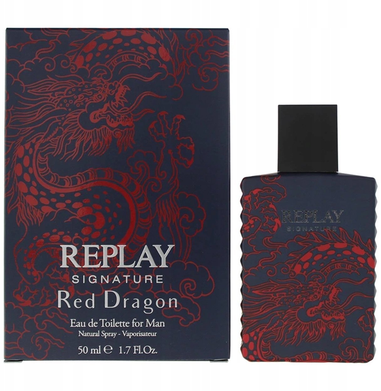 Replay Replay Signature Red Dragon For Man Woda toaletowa dla Mężczyzn EDT 50 ml