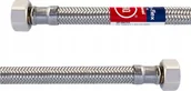 Akcesoria i części do pralek i suszarek - Wąż do pralki i zmywarki ARKAINSTALACJE Wąż 1/2”x1/2” WW 200mm Arka Duro-Flex DF-290708 w oplocie ze stali nierdzewnej - miniaturka - grafika 1
