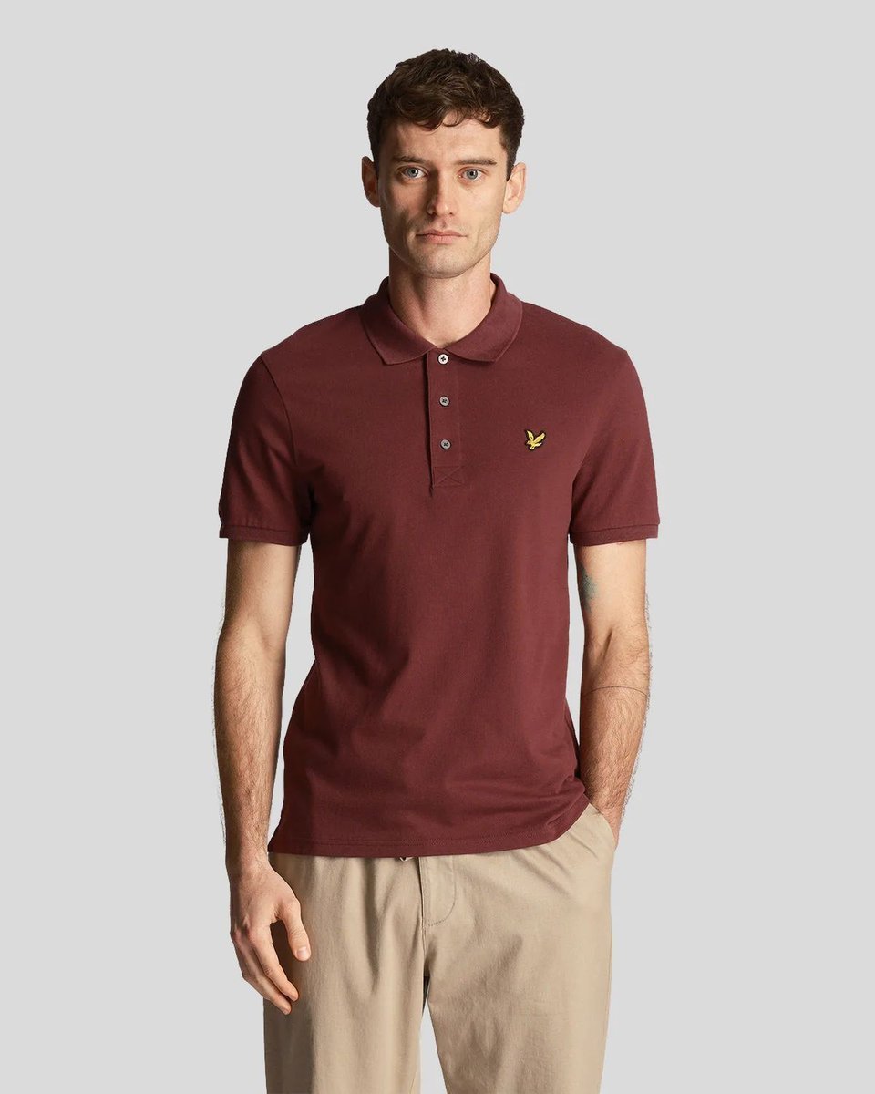 polo uomo lyle and scott 1874 sp400vog polo z562 burgundy