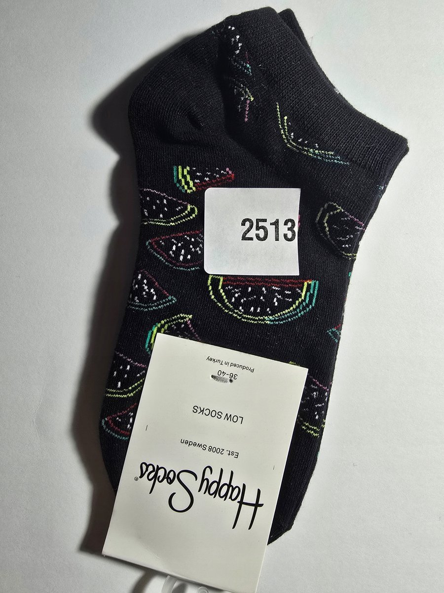 Kolorowe skarpety Happy Socks stopki unisex rozmiar 36-40 (2513)