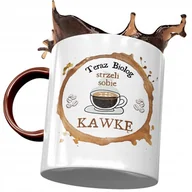 Kubki - Kubek Bordowy Dla Biologa Strzeli Sobie Kawkę z Nadrukiem ze Zdjęciem+ Opakowanie na prezent (wzór 01) - miniaturka - grafika 1