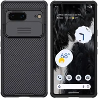 Etui i futerały do telefonów - Nillkin Etui z ochroną aparatu CamShield Pro do Google Pixel 7 czarne - miniaturka - grafika 1