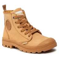 Botki damskie - Trapery Palladium Pampa Hi Zip Nbk 96440-717-M Brązowy - miniaturka - grafika 1