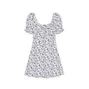 Sukienki - Cropp - Biała sukienka w kwiaty - Kremowy - miniaturka - grafika 1