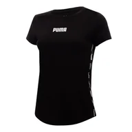 Koszulki i topy damskie - Koszulka damska Puma TAPE czarna 67132501-XS - miniaturka - grafika 1