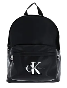Calvin Klein Jeans Męskie plecaki Monogram Soft Campus BP40, czarne, rozmiar Amazon, Czarny - Plecaki - miniaturka - grafika 1
