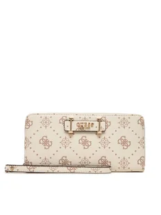 Guess Duży Portfel Damski Silia Slg SWGP98 90146 Écru - Portfele - miniaturka - grafika 1