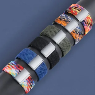 Strap Fabric opaska do Watch 7 / 6 / SE / 5 / 4 / 3 / 2 (41mm / 40mm / 38mm) pleciony materiałowy pasek bransoletka do zegarka pomarańczowy (10) - Etui i futerały do telefonów - miniaturka - grafika 6