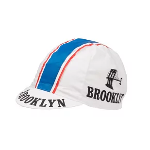 Czapka kolarska pod kask Apis Brooklyn biała Vintage - Pozostała odzież dla rowerzystów - miniaturka - grafika 1