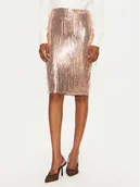 Spódnice - Rinascimento Spódnica ołówkowa CFC0121688003 Złoty Slim Fit - miniaturka - grafika 1