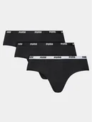 Majtki damskie - Puma Komplet 3 par bokserek 907592 Czarny - miniaturka - grafika 1