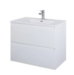Elita 168144 SZAFKA podumywalkowa SPLIT 80 2S WHITE MATT PDW - Szafki łazienkowe - miniaturka - grafika 1