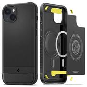 Etui i futerały do telefonów - Etui futerał Spigen Rugged Armor Mag MagSafe do Apple iPhone 14 Plus Matte Black - miniaturka - grafika 1