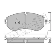 Klocki hamulcowe - Klocki hamulcowe - komplet METELLI 22-1262-0 - miniaturka - grafika 1
