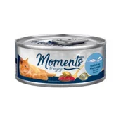 Mokra karma dla kotów - MOMENTS Adult Tuńczyk z omułkiem jadalnym 48x70 g - miniaturka - grafika 1