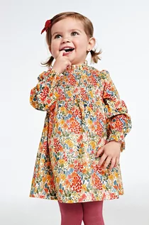 Sukienki i spódniczki dla dziewczynek - Mayoral sukienka dziecięca kolor pomarańczowy mini rozkloszowana - grafika 1