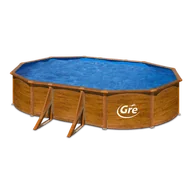 Baseny ogrodowe - Basen ogrodowy stalowy Pacific aqua 500x300x120cm GRE - miniaturka - grafika 1