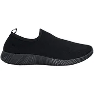 Slip on damskie - SHELOVET Sportowe Buty Slip On czarne - ButyModne - miniaturka - grafika 1