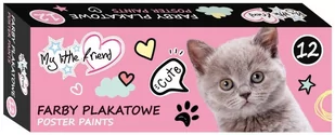 St. Majewski Farby plakatowe 12 kolorów My Little Friend 729034 - Przybory szkolne - miniaturka - grafika 1