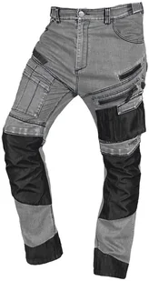 Neo Spodnie robocze DENIM, wzmocnienia Oxford, szare, rozmiar XS - Odzież robocza - miniaturka - grafika 1
