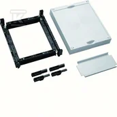 Rozdzielnie elektryczne - Hager polo univers N Blok dla szyn zbiorczych pion 12/20/30x5/10mm 60mm 3P 300x250mm UE21F0 UE21F0 - miniaturka - grafika 1