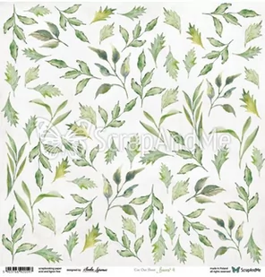 Papier ozdobny 30x30 LIŚCIE 4 - Dekoratorstwo - miniaturka - grafika 1