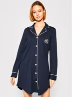 Piżamy damskie - Lauren Ralph Lauren Koszula nocna I811950 Granatowy Regular Fit - miniaturka - grafika 1
