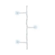 Oświetlenie świąteczne - Lampki zewnętrzne 120 LED 9 m zimny biały - miniaturka - grafika 1