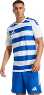 Koszulki męskie - Koszulka męska adidas Hooped 26 Jersey biało-niebieska KF3389 L - miniaturka - grafika 1